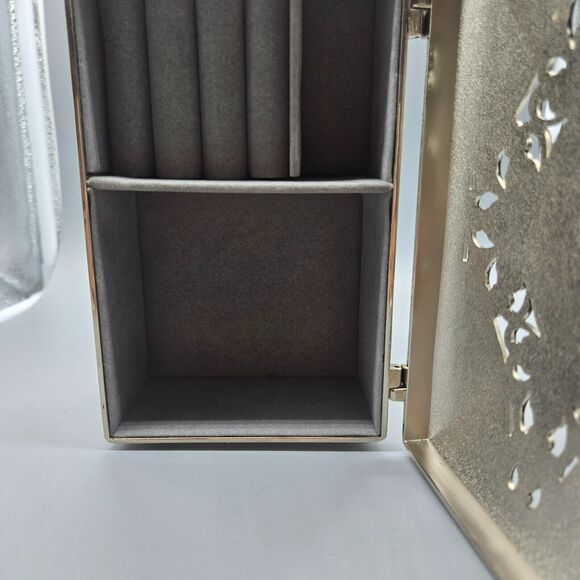 Things Remembered VTG Silver Plated Musical Jewelry Box Swarovski Crystals - Picture 11 of 11